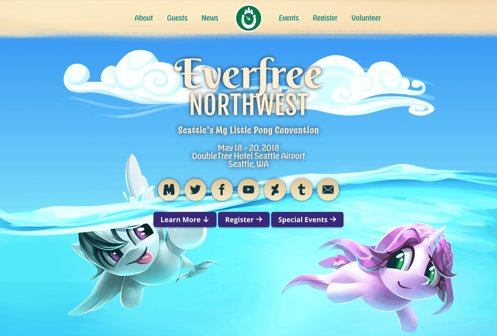 "Everfree Northwest desktop site"