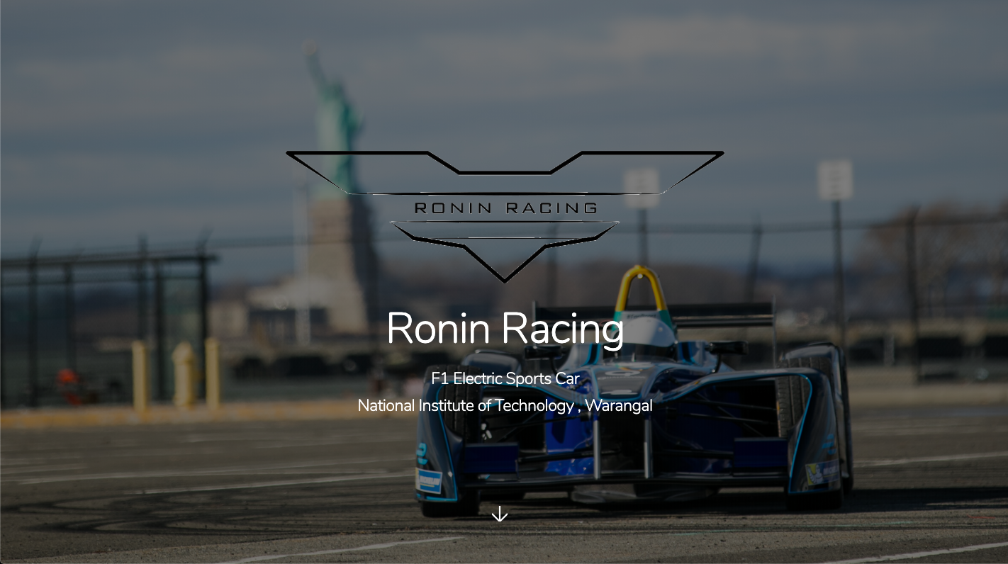 "Ronin Racing desktop site"